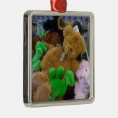 **TEDDY BEAR** CHRISTMAS ORNANATION ORNAMENT AUS METALL (Rechts)