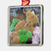 **TEDDY BEAR** CHRISTMAS ORNANATION ORNAMENT AUS METALL (Links)
