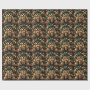 Teddy Bear Cold Brew Geschenkpapier