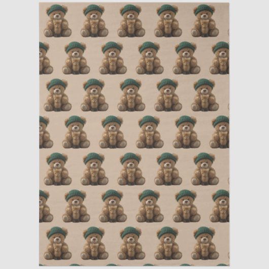 Teddy Bear Cold Brew  Seidenpapier (Vorderseite)