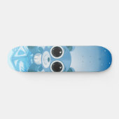 Teddy Bear - Cool Blue Skateboard (Horizontal)