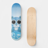 Teddy Bear - Cool Blue Skateboard (Vorderseite)