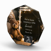 Teddy Bear Cozy Night Pregnancy Announcement gift Fotoblock (Rechts)