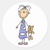 Teddy Bear Cuddle Buddy Sticker (Vorderseite)