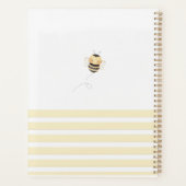 Teddy bear cute school planner with honey pot planer (Rückseite)