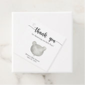 Teddy bear danke geschenkanhänger (Beispiel)