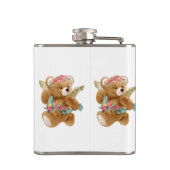 Teddy Bear Day - Feiern Sie die Cuddles und den Ko Flachmann (Rückseite)