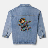 Teddy Bear Denim Jacket Jeansjacke (Rückseite)
