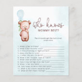 Teddy Bear, der das Mommy Best Baby Shooting Game (Vorderseite)