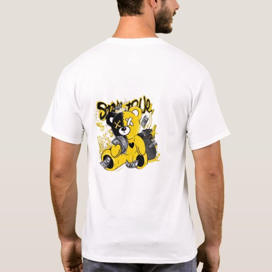 teddy bear design tshirt (Rückseite)