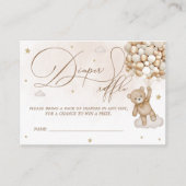 Teddy Bear Diaper Raffle Begleitkarte (Vorderseite)