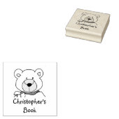 Teddy Bear dieses Buch gehört zur Briefmarke der H Gummistempel (Stempel)