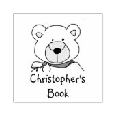 Teddy Bear dieses Buch gehört zur Briefmarke der H Gummistempel (Prägung)