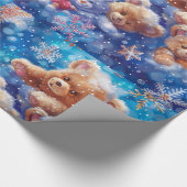Teddy Bear Digital Art Geschenkpapier (Ecke)
