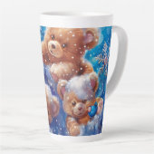 Teddy Bear Digital Art Milchtasse (Rechte Ecke)
