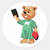 Teddy Bear Doctor Stickers (Vorderseite)