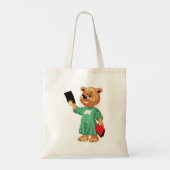 Teddy Bear Doctor Tote Bag Tragetasche (Rückseite)