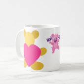 TEDDY BEAR DRUCTED Classic Tasse (Vorderseite Links)