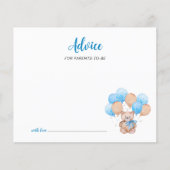 Teddy Bear Eltern-zu-sein-Ratenkarte (Vorderseite)