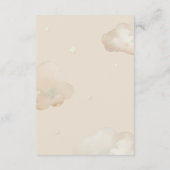 Teddy Bear Erste Geburtstagszeit Kapselmassage Begleitkarte (Rückseite)