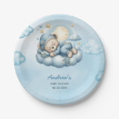 Teddy Bear Es ist eine Baby-Dusche Pappteller (Vorderseite)