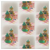 Teddy Bear Fabric Stoff (Nahaufnahme)