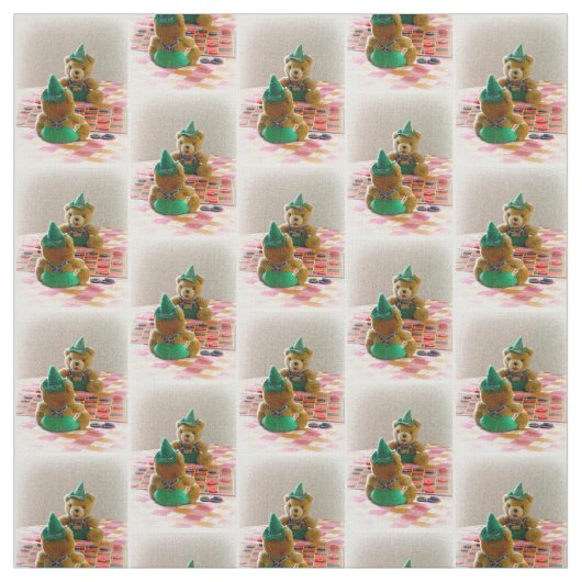 Teddy Bear Fabric Stoff (Muster)