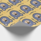Teddy Bear Face (Junge) Geschenkpapier (Ecke)