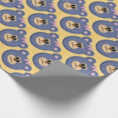 Teddy Bear Face (Mädchen) Geschenkpapier (Ecke)