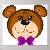 Teddy Bear Face Poster (Vorne)