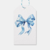 Teddy Bear farbenfroher Ballon Beary First Birthda Geschenkanhänger (Rückseite)