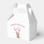 Teddy Bear Favor Boxen für Geburtstag Geschenkschachtel (Vorderseite)