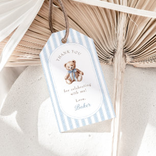 Teddy Bear Favor Tags Geschenkanhänger