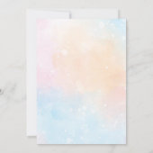 Teddy Bear First Birthday | Cute Boy 1st Birthday  Einladung (Rückseite)