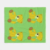 Teddy Bear Fleece Blanket (Vorderseite (Horizontal))