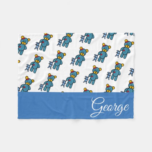 Teddy Bear Fleecedecke (Vorderseite (Horizontal))