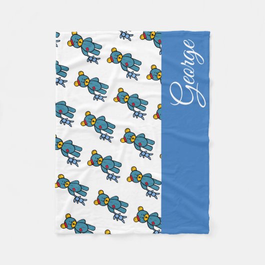 Teddy Bear Fleecedecke (Vorderseite)