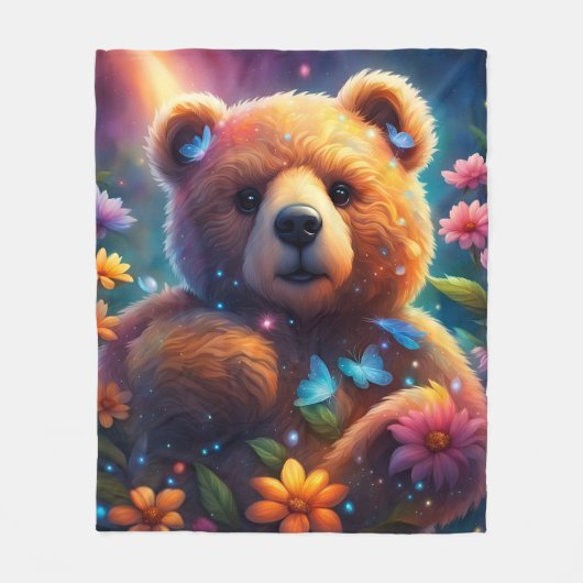 Teddy Bear Fleecedecke (Vorderseite)