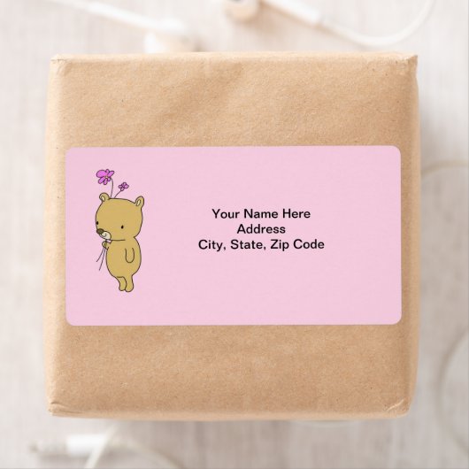 Teddy Bear Floral Labels (Insitu)