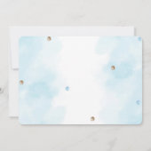 Teddy Bear Foto Einladung (Rückseite)