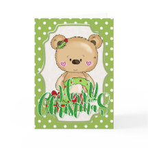 Teddy Bear Frohe Weihnachten