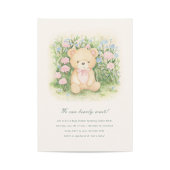 Teddy Bear Garden Classic Baby Shower Einladung