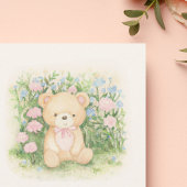 Teddy Bear Garden Classic Baby Shower Einladung