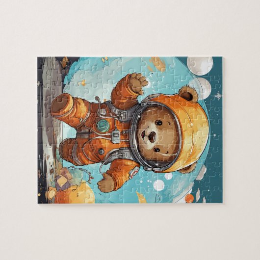 Teddy Bear geht ins All, Puzzle - Puzzle" (Horizontal)