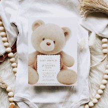 Teddy Bear Gender Neutral Baby Dusche
