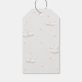 Teddy Bear Gender Neutral Baby Dusche Geschenkanhänger (Rückseite)