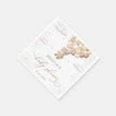 Teddy Bear Gender Neutral Baby Dusche Serviette (Ecke)