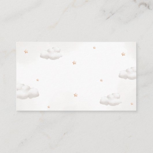 Teddy Bear Gender Neutral Book Request Begleitkarte (Rückseite)