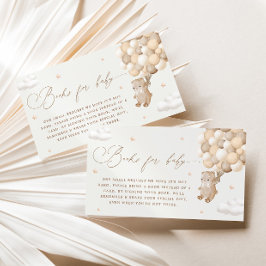 Teddy Bear Gender Neutral Book Request Begleitkarte