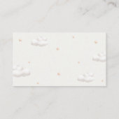 Teddy Bear Gender Neutral Diaper Umschließung Begleitkarte (Rückseite)